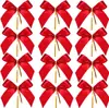 Navidad Transfronteriza Lazo de Navidad Cinta Roja Guirnalda DIY Adorno Decoración de Árbol de Navidad Empaque de Regalo