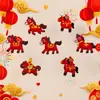 Llavero de Año Nuevo de Dibujos Animados Éxito Muñeca Linda para Bolso Colgante Pequeño Colgante Festivo del Festival de Primavera Regalo
