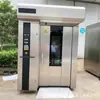 Carro para Horno Rotatorio Comercial Personalizado Tipo 32 Platos Inteligente para Alimentos Horno Grande de Yema de Huevo Horno Rotatorio