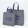Bolsa Tote de Tela No Tejida Gruesa Color Verde Frijol con Broche de Presión, Bolsa de Regalo con Logo Personalizado para Tienda de Ropa, Publicidad Promocional