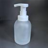 Botella de vidrio para gel antibacterial de manos 250ml botella espumosa para mousse 8oz material blanco cristal tipo press sub-empaque botella para emulsión spot