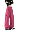 Pantalones casuales softshell personalizados/a prueba de tres (agua, viento, suciedad) para hombres y mujeres, estilo dopamina de otoño, multicolor, pantalones de trabajo rectos holgados para exteriores