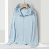 Nueva Ropa de Protección Solar de Verano, Ropa Exterior Fresca de Seda Helada para Hombres y Mujeres, Chaqueta Delgada con Ala Grande, Ropa de Protección Solar