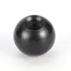 Manípulo de madeira com cola preta e vermelha, núcleo de cobre esférico, redondo, para máquina-ferramenta elétrica, manípulo oscilante mecânico, manípulo com cabeça de esfera