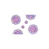XC6055 Flor Mandala Colorida ao Sol Adesivo Eletrostático para Vidro Janela Janela Adesivo Decorativo para Casa Removível