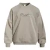 Sudadera con Capucha Redonda Estilo Americano Estampado de Personajes Patchwork para Hombre Holgada Tendencia Streetwear ins Primavera/Otoño Sudadera Personalizada