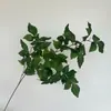 Flores Artificiais Verdes, Folhagem Verde Estilo Floresta para Teto, Folhas, Materiais Florais para Casamento, Adereços Decorativos, Flores Artificiais, Flores Secas