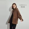 Chaqueta Cortavientos para Mujer Invierno Nueva Versión Espacial Calefacción y Absorción de Humedad Cortavientos Casual de Siete Niveles con Capucha Corta para Mujer