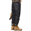Jeans Azules Oscuros Pesados Estilo Americano Pantalones Casuales Rectos Overoles Resistentes al Desgaste Estilo Coreano Pantalones Harem Cónicos