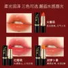 Mking Lápiz Labial Pretty que Cambia de Temperatura, Rojo Cereza Caroteno, No se Transfiere a la Copa, Lápiz Labial Hidratante para Mujeres