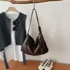 Nova Bolsa Tote Casual de Grande Capacidade Estilo Coreano Simples Elegante Bolsa de Ombro Preguiçosa Nicho para o Trabalho Bolsa Transversal sob o Braço
