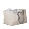 Supermercado de Comercio Exterior Yishijia Bolso de Hombro Bolsa Tejida de PP Bolsa de Compras Impermeable Recubierta Yosino Bolsa Grande en Forma de Barco Piel de Serpiente