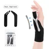 Férula para tendón del pulgar ultra delgada, soporte de muñeca popular con resorte, correa estabilizadora de mano y muñeca unisex