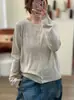 Suéter Pulóver de Punto Nuevo Otoño/Invierno 2026, Cuello Redondo, Color Sólido, Manga Larga, Corte Holgado, Versátil, Tejido Elegante, Cárdigan Básico para Mujer