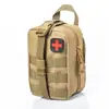 Bolsa Médica Táctica Portátil Bolsa para Accesorios Bolsa para Accesorios Riñonera Bolsa Multifuncional Bolsa para Montañismo al Aire Libre Supervivencia Portátil