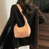 Bolsos de Mujer de Moda 2026 Nuevo Estilo Bolso de Hombro para Viajar Bolso de Bollo Simple de Moda Bolso de Axila Casual de Color Sólido