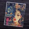 Pintura Thangka Dorada Semi-Pintada a Mano al por Mayor Núcleo Zorro Hada Zorro de Nueve Colas Changming Vida Pasada y Vida Presente Lienzo Thangka Se Puede Personalizar