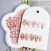Luminoso TikTok popular rosa joyería para uñas flor artificial vintage floreciente paquete de material para uñas al por mayor
