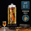 Garrafa de Infusão de Álcool de Vidro com Torneira 5 Jin 10 Jin Selada Jarra de Vinho Espessa Doméstica Garrafa Especial para Infusão de Ginseng