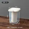 Contenedor Sellado Desechable para el Hogar con Tapa de Presión y Banda Selladora, Tipo Tapa de Presión Directa Caja de Almacenamiento a Prueba de Polvo