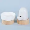 Comedero para Codornices Cerámica Alimentador Polluelos Codorniz Bebedero Automático Botella de Agua Alimentador Caja de Comida Canaleta Caja de Alimento