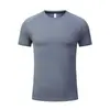 Camiseta Transpirable de Secado Rápido para Hombre, Cuello Redondo, Color Sólido, Deportes, Ocio, Running, Senderismo al Aire Libre, Camiseta de Manga Corta, Personalizada al por Mayor