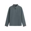 Nova Jaqueta Moletom Casual Masculina Tendência Versátil de Caimento Solto Quente para Outono e Inverno com Gola Alta