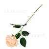 Rosa Artificial Negra Adorno Individual para Foto Boda Flor Artificial Material Decoración del Hogar Rama de Rosa
