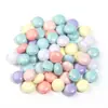 Color macarrón acrílico multiestilo estrella de cinco puntas cuentas de durazno pulsera DIY collar accesorios de joyería cuentas sueltas