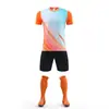Nuevo conjunto de uniforme de fútbol para niños y adultos, camiseta de manga corta, ropa de entrenamiento para competición estudiantil, camiseta deportiva de secado rápido al por mayor