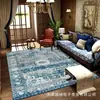 Tapete para Sala de Estar Estilo Persa Retrô Cobertor para Sofá Mesa de Centro Veludo Cristal Resistente ao Desgaste Antiderrapante Tapete de Chão Decoração Cobertura Completa Dropshipping Disponível