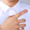 Anillo para Hombre de Sarga Brillante Plateado Temperamento Plata-hegemónico Hip-hop Línea Abierta Anillo Valle Dedo Índice