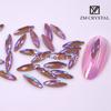 Nuevo color moca púrpura loto uña diamante de forma especial color gelatina diamante plano uña joyería DIY uña Pedrería