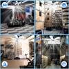 Fábrica de origen transfronteriza nueva luz LED para garaje plegable de deformación luz de 6 hojas iluminación de techo de almacén taller lámpara minera