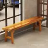Mesa de restaurante e cadeira de madeira maciça, combinação de mesa e cadeira para fast food, lanchonete, churrascaria, macarrão, mesa e cadeira, barraca de comida, restaurante de café da manhã, mesa carbonizada