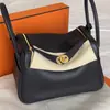 Versión Alta Mini Bolsa Lindy Bolso de Doctor Piel de Vaca Cuero Genuino Bolso de Mujer de Moda Bolso de Hombro Único Cruzado de Cuerpo Bolso de Medicina tipo Almohada