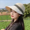 Sombrero de Pescador de Ala Ancha Tipo Pato Sombrero de Sol para Mujeres, Protección Solar, Protección UV, Sombrero de Sol Transpirable Calado de Verano para Ciclismo