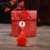 Bolsa de joyería directa de fábrica bolsa de brocado tela de brocado hecha a mano estilo corte almacenamiento de joyas bolsa pequeña