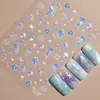 Redanco Novo Adesivo de Unha Manicure Adesivo de Unha Estéreo Marinha 5D em Relevo Água-viva Estrela do Mar Concha Luz Dr-1138