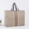 Identifique 50 lotes de bolsas de não tecido, roupas, sapatos, chapéus, bolsas de presente, filme de impressão colorida, à prova d'água, espessamento