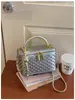 Bolsos de Mujer de Nicho de Moda 2026 Primavera Nuevos Modelos Exquisitos y Elegantes Bolsos de Mano Bolso Cubo Cruzado de Hombro con Cadena