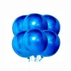 Globos de Película de Aluminio 4D Multicolores de 22 pulgadas Transfronterizos Decoración para KTV Bar Reunión Anual Fiesta de Cumpleaños Ceremonia de Apertura de Baile