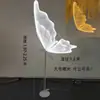 Accesorios para Bodas Alas de Mariposa Brillantes Colgante Decoración de Techo Araña de Boda Pasarela Hierro Forjado Guía de Camino Adornos