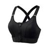 Sujetador Deportivo Ajustable con Cierre Frontal a Prueba de Golpes Tipo Chaleco sin Aros Yoga Deportes Cruz Espalda Bonita Ropa Interior para Mujer