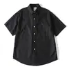 Camisa de Verano Nueva Yidao Vintage 2026 a Rayas Retro de Manga Corta para Hombre, Estilo Old Money, Corte Relajado