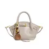 Bolso Cubo Tote Retro de Gama Alta para Mujer 2026 Nuevo Principios de Otoño Versátil Estilo Coreano para Viajes Diarios Bolso de Hombro Cruzado