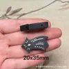 Madeira de Pessegueiro Antiga Quatro Vias Riqueza, Paz e Alegria Conjunto de Duas Peças DIY Acessórios para Joias de Contas Budistas Pulseira Pingente Artigo
