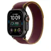 Aplicable para Apple S12/Ultra4 Correa de Nylon para Reloj Trail Color Nuevo Borgoña Mismo Estilo Color Nuevo Correa de Reloj Solo Loop