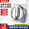 Válvula de retención ignífuga de acero inoxidable de doble cara para conducto de humos, válvula de parada de humo para tubería de humos de cocina, válvula unidireccional de no retorno