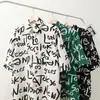 Camisa masculina de manga curta para o verão, com um design único e estiloso, um item popular entre influenciadores em 2026, uma camisa de meia-manga da moda